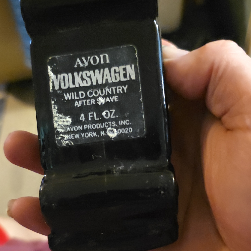 Avon Volkswagen Black After Shave Bottle
